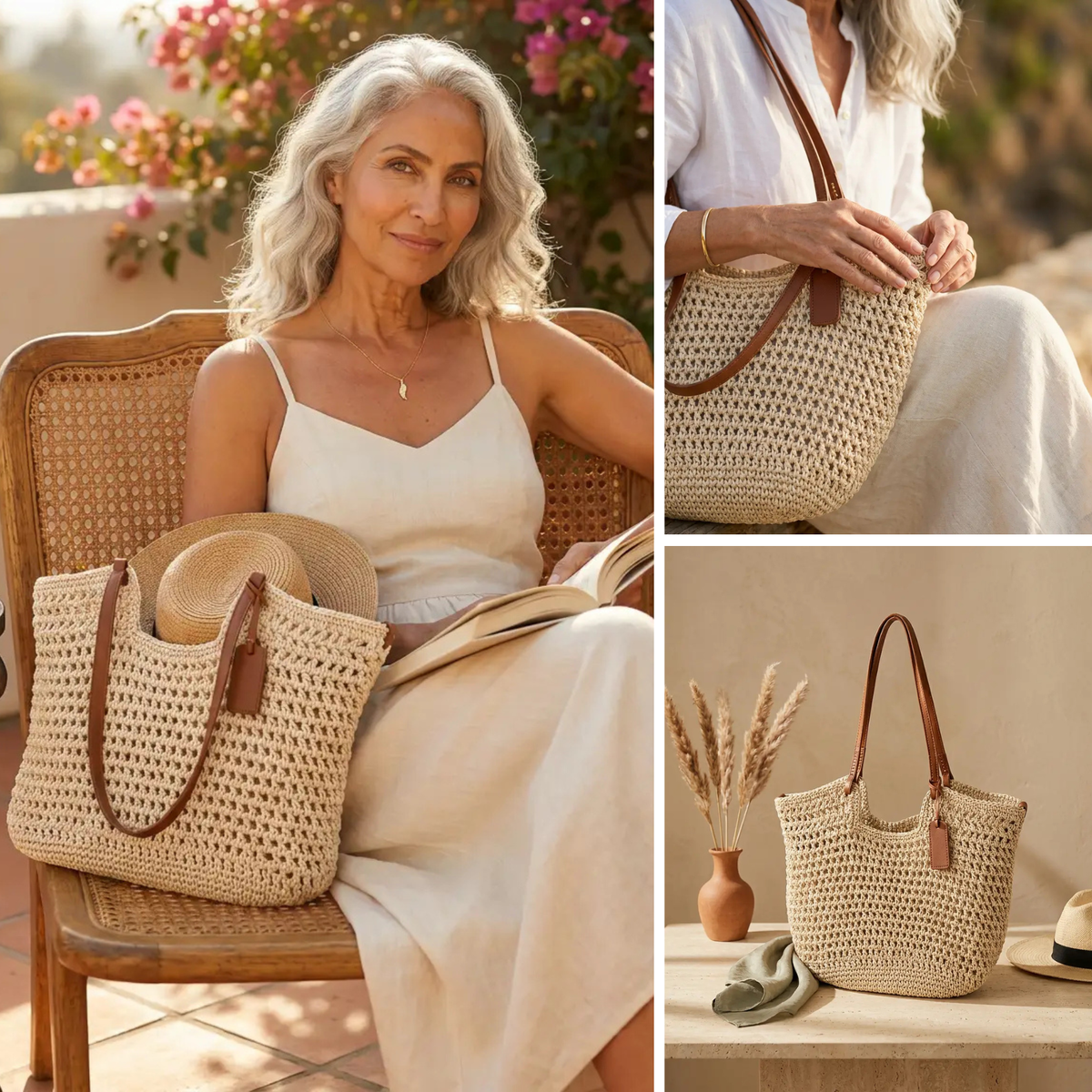 Bolso Alina detalle del tejido