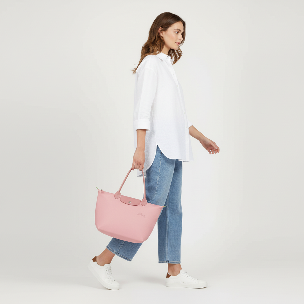 Bolso Grande Premium Rosa Pétalo