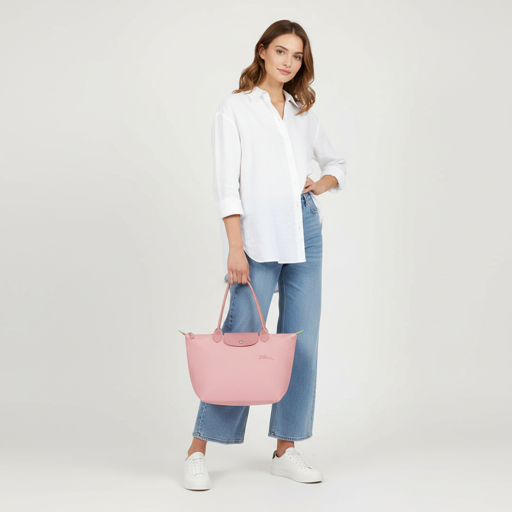 Bolso Grande Premium Rosa Pétalo