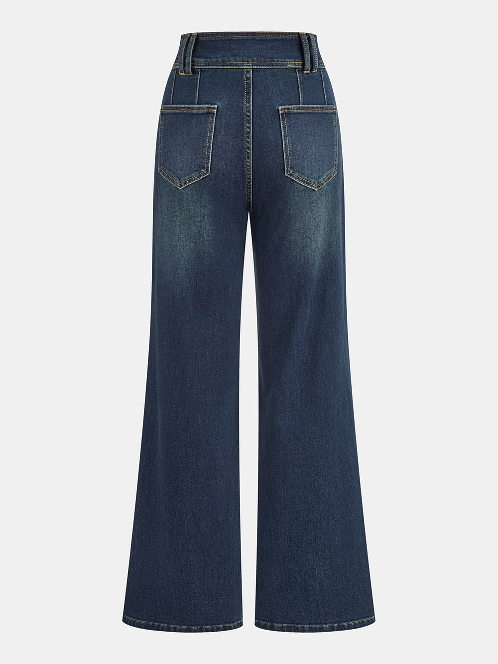 Paula™ | JEANS DE TIRO ALTO DE PIERNA ANCHA
