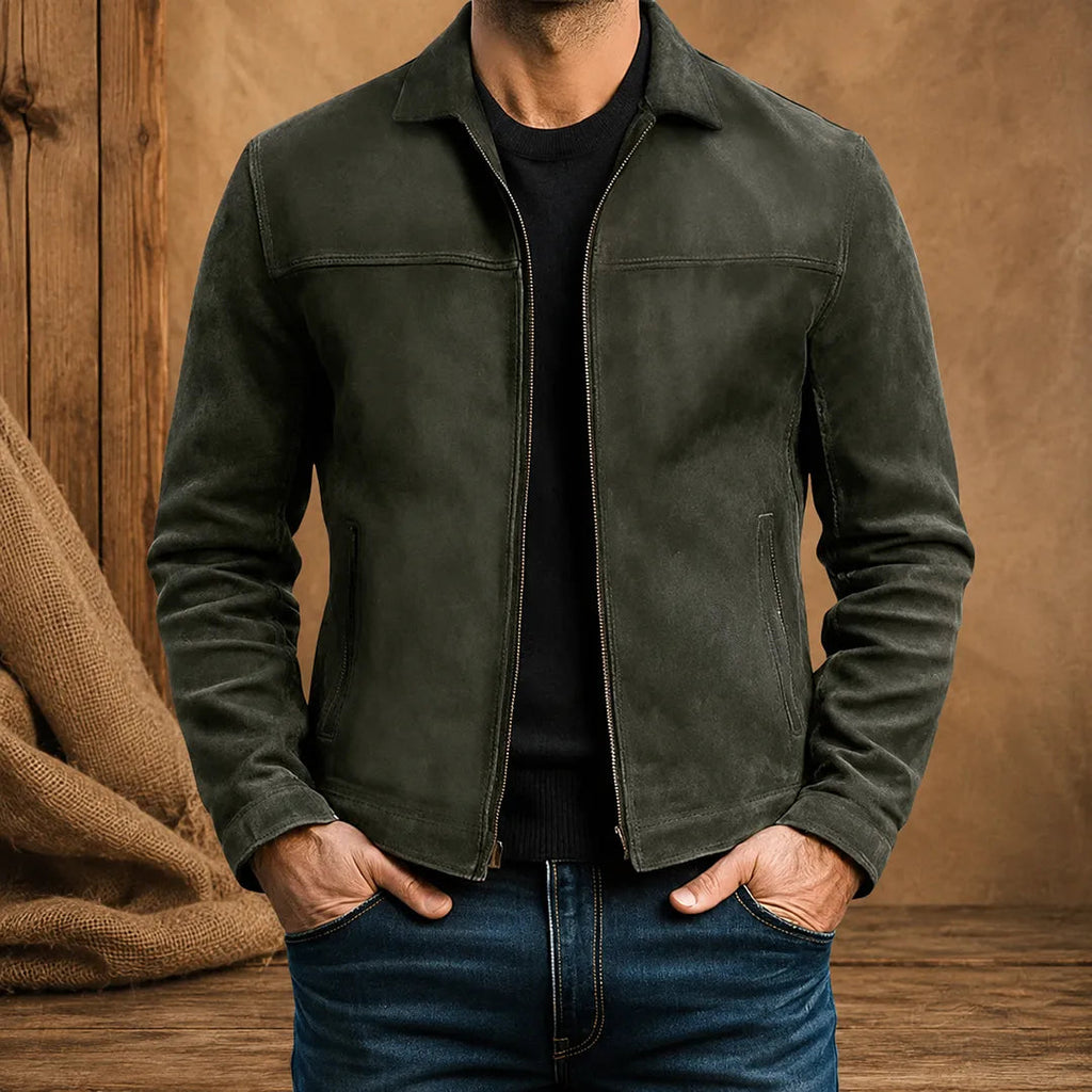 Karl | Chaqueta Ligera con Cuello Alto y Cremallera