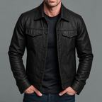 Hunter | Chaqueta de Cuero Rider