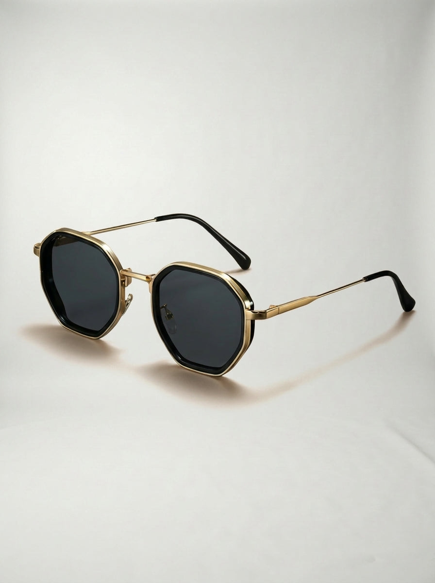 Lentes de Sol SIENA Negro Dorado