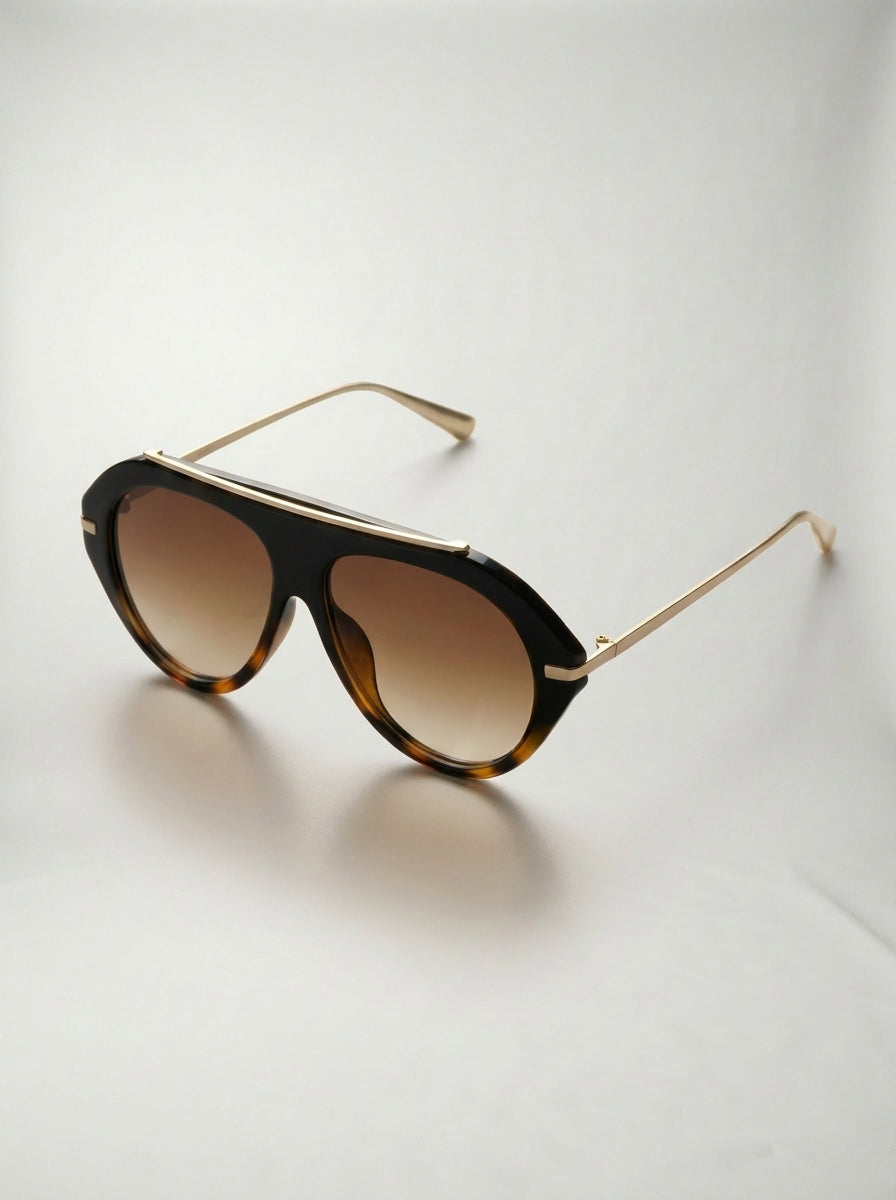 Lentes de Sol AMSTERDAM Leopardo Degradado