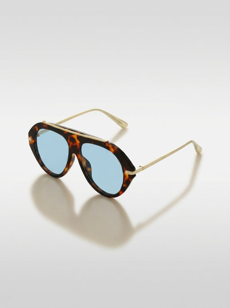 Lentes de Sol AMSTERDAM Leopardo Azul