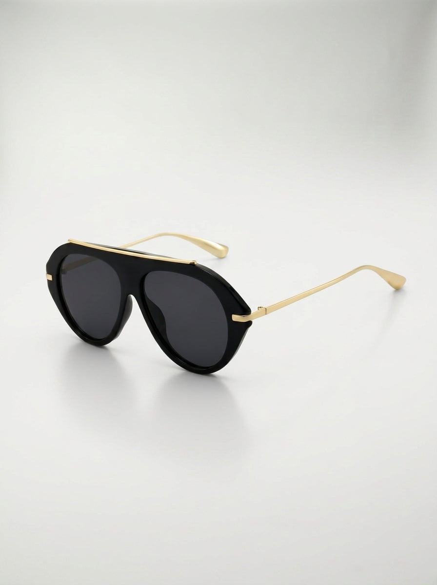 Lentes de Sol AMSTERDAM Negro y Dorado