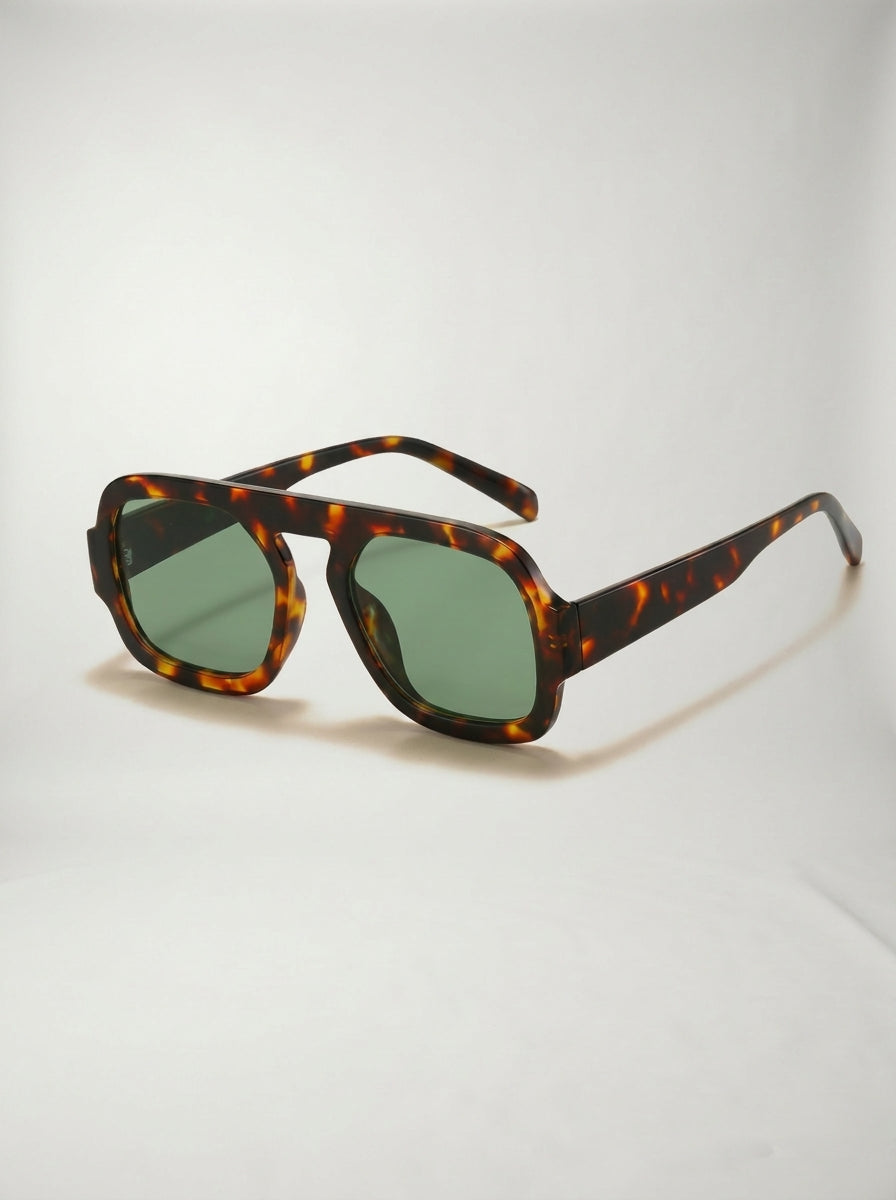 Lentes de Sol DÉBORA Carey Micas Verdes
