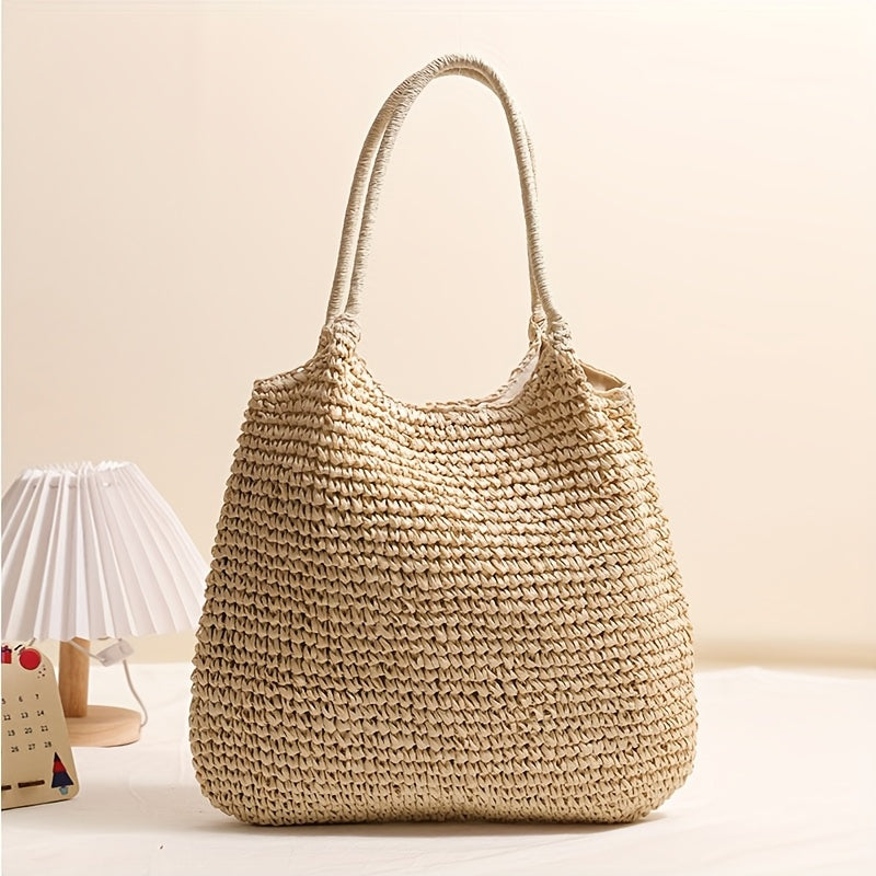 Manuela™ | BOLSO CRUZADO DE RAFIA TRENZADA