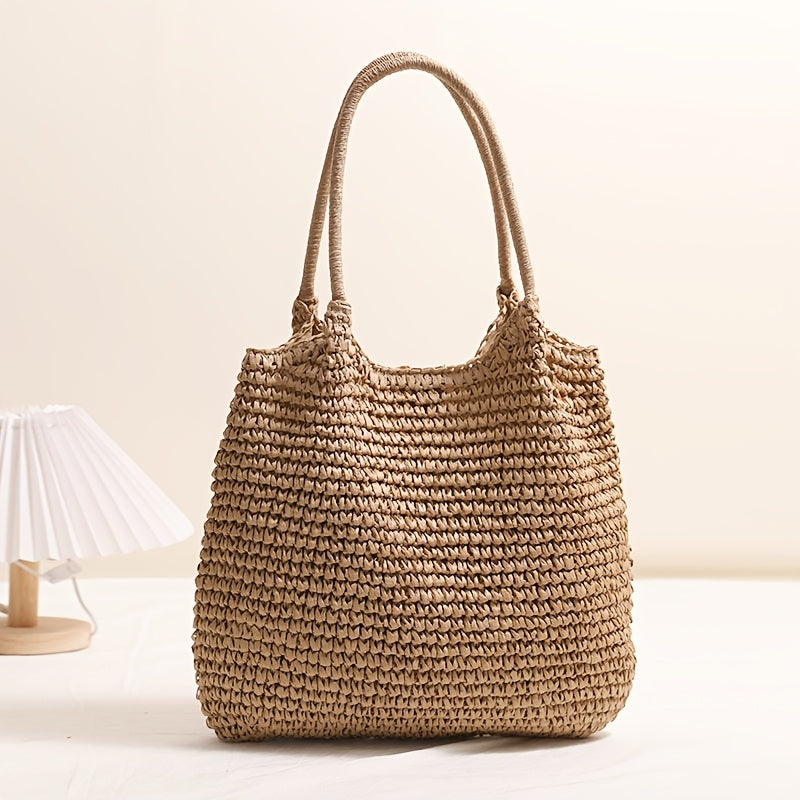 Marisol™ | BOLSO CRUZADO DE RAFIA TRENZADA