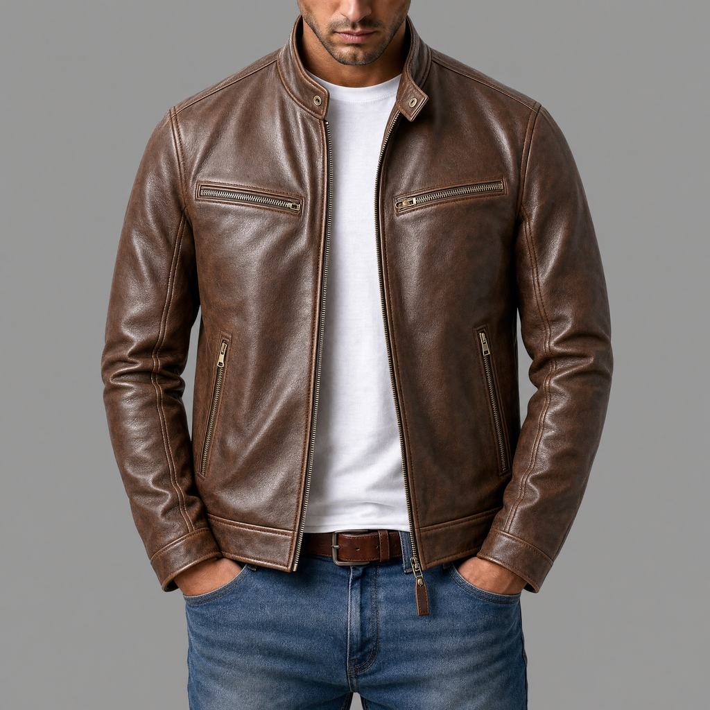 Martin | Chaqueta de Cuero Vintage
