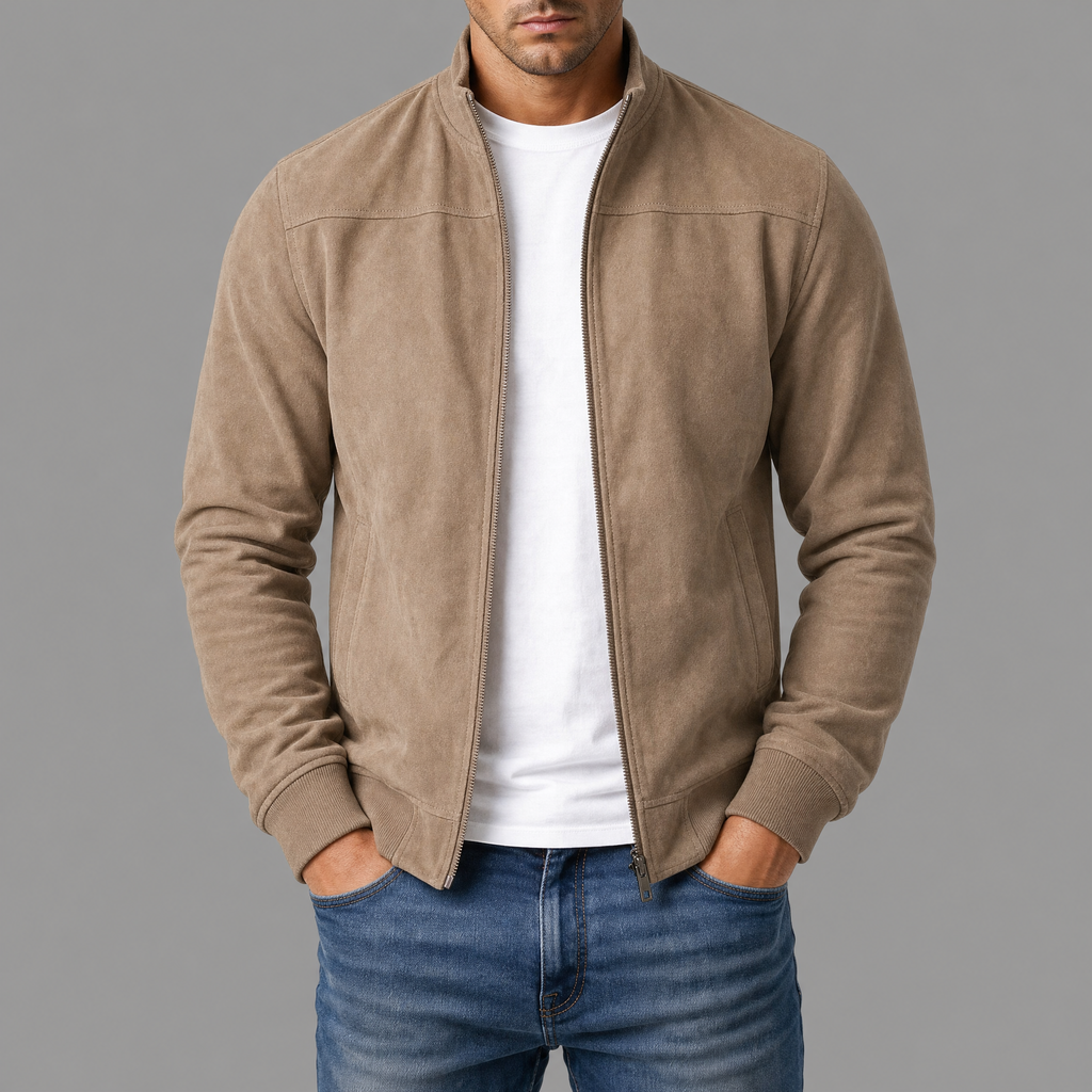 Adrian | Chaqueta de Ante Artesanal