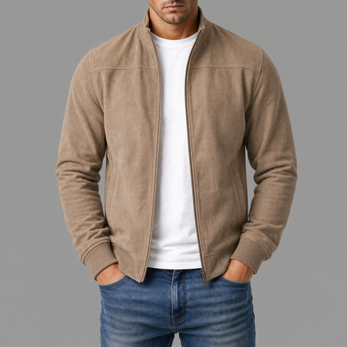 Adrian | Chaqueta de Ante Artesanal