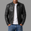 Harlan | Chaqueta Casual de Cuero