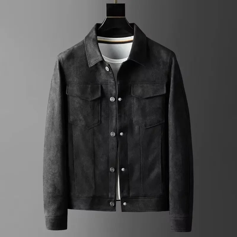 Peter | Chaqueta Elegante Efecto Piel